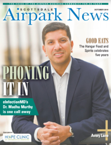 eInfectionMD on the Cover of Scottsdale Airpark News Magazine
